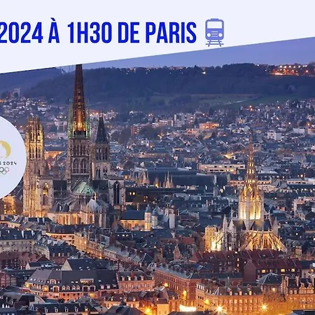 Le Logis Du Gros Horloge - Cosy Et Douillet Lejlighed